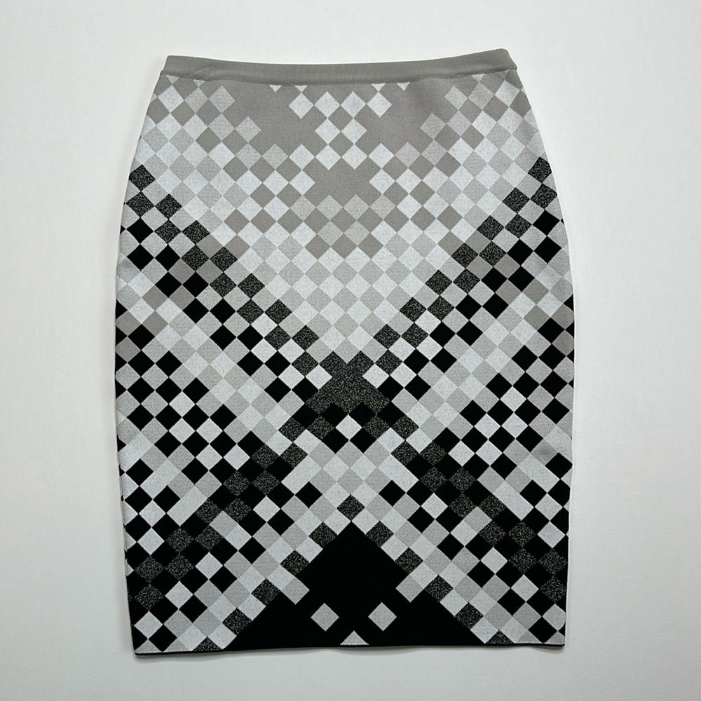 Alexander Wang Checked Knit Skirt